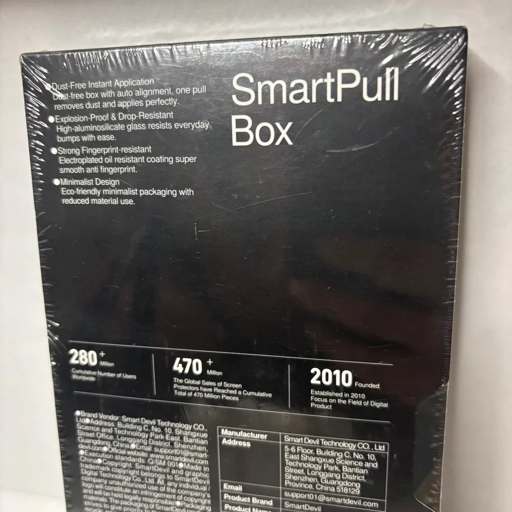 SmartDevil 2 Pack Screen Protector for iPhone Air SmartPull Box Tempered Glass